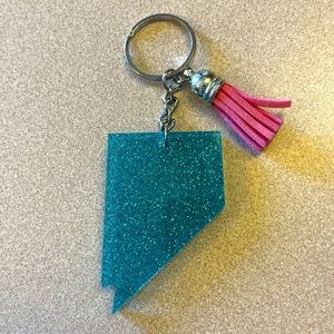 Handmade U.S. State Keychain - Nevada